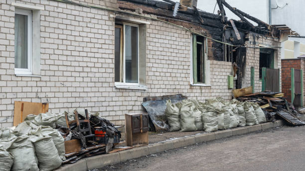 Professional Fire Damage Removal technician working in Reisterstown, MD